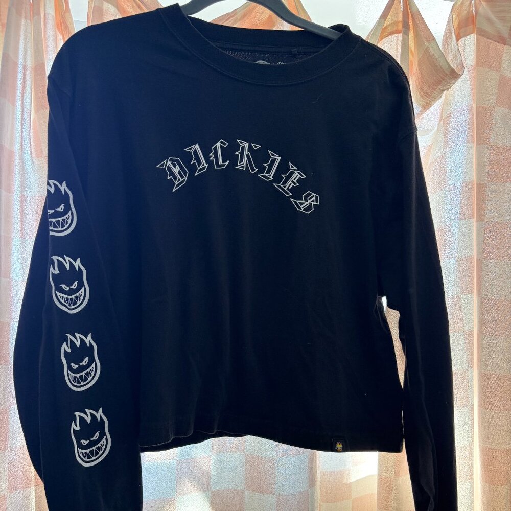 Custom Dickies Skateboarding x Spitfire Cropped Long Sleeve – Size M